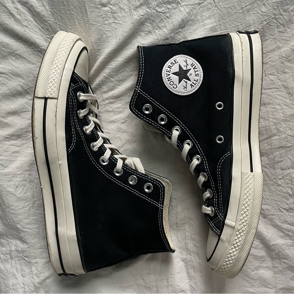Converse Black and White High Tops